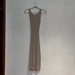 Tan Freshman Cotton Dress Size XS